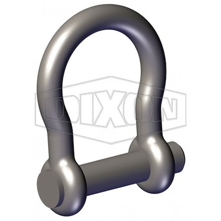 Dixon 5/16 in SCREW PIN WIDE-D SHACKLE 316SS - R516WDSHACK